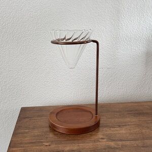 Magnolia Home Wood and Glass Coffee Dripper Stand